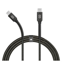 LOGiiX Piston Connect Armour+ USB-C to USB-C - 1.5M - Black-Unleash the true potential of your device with ultra-fast charging