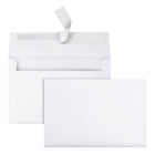 Quality Park Peel and Seal Greeting Card/Invitation Envelopes - 5-3/4"W x 8-3/4"L - White - 100 Pack-Get 100 A9-sized blank greeting card envelopes to fit half-fold cards, invites or photos; in crisp bright white paper with fast peal and seal closures