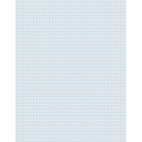 Pacon Composition Paper 8.5" x 11" Unpunched White 1/4" Quadrille Rule, 1000 Pack (PAC2411)-Clear smooth white bond