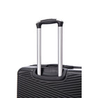 TOSCANO INTRECCIARE 30" Hardside Large Luggage - Black-Soft Jelly Handle Grips