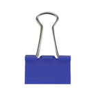 JAM Paper Binder Clips, Medium, 1.25"/32mm, Purple, 30 Pack-Purple Plastic