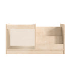 Flash Furniture - etagere d'affichage de livres modulaire Bright Beginning de qualite commerciale en bois double face,2 niveaux-Les bords arrondis previennent les ecorchures en cas de contact accidentel