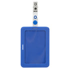 Staples - Silicone ID Card Holder - Assorted Colours-Attaches to lanyards, badge reels, and clothing