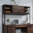 Sauder - 430073 Briarbrook Hutch - Barrel Oak-Barrel Oak, Engineered Wood, Metal