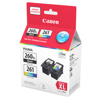 Canon PG-260XL & CL-261 Ink Cartridge Value Pack-Black and Colour Pack