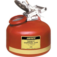 JustriteMD – Bidons de récupération des liquides en polyéthylène, 12 x 14 3/4 de diamètre (po)-Ces bidons en polyéthylène haute densité peuvent récupérer les liquides inflammables et corrosifs mieux que les bidons métalliques conventionnels