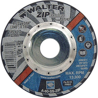 Walter Surface Technologies - Meules À Tronçonner Renforcées Zip En Acier Inoxydable Pour Scies Circulaires, paquet de 12-Matériau abrasif Oxyde d'aluminium