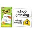 TREND enterprises Inc. Picture Words Skill Drill Flash Cards - 96 Pack-Clear, easy-to-read text and colour photographs on white background