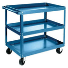 Kleton Shelf Carts, 3 Tiers, 24" W x 36" H x 48" D, 900 Lbs. Capacity-Capacity: 900 lbs.