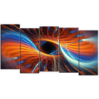 Designart Centered 5-Panel Canvas Art Print, (PT3005-1084)-Print