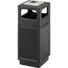 Safco Canmeleon Recessed-Panel Waste Receptacle, 57L Capacity-Striking, affordable fluted panel design