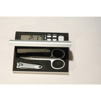 Elegance Manicure Travel Set with Alarm Clock-Type: Manicure Sets