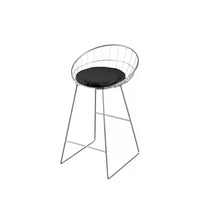 Plata Import Kylie Bar Stool, Chrome (BS-8321-CHR)-Bar Stool