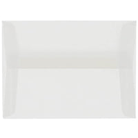 JAM Paper A10 Invitation Envelopes, 6 x 9.5, Clear Translucent Vellum, 1000 Pack (31284B)-Clear