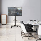 Kanto MTM65PL Mobile TV Cart with Adjustable Shelf for 37" - 65" Monitor-Top shelf is perfect for a webcam and supports up to 5 lb (2.3 kg)