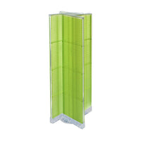 Azar Displays Pegboard Floor Display Pinwheel Spinner, 16" x 60", Green (700420-GRE)-Green plastic