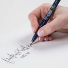 Tombow Fudenosuke Calligraphy  Brush Pen Hard & Soft 2/Pack-Soft tip and hard tip water-based, pigmented black ink