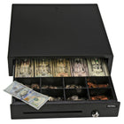 Royal MB30 Cash Drawer - Black-Spring-loaded easy glide drawer