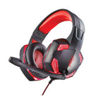 Packard Bell Raptor Pro Plus Gaming Headset With LED Lights - Red-Extra padded headband