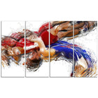Designart Wrestling Body Slam Canvas Art Print, (PT2554-271)-Print