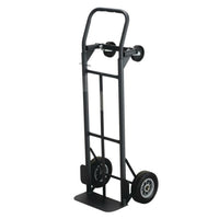 Safco Convertible Hand Truck-Easily converts from two-wheeled hand truck to four-wheeled platform truck