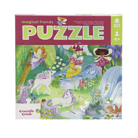 Crocodile Creek Magical Friends Holographic Puzzle - 60 Pieces-Encourages hand-eye coordination, fine motor skills and problem solving.
