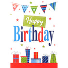 MillBrook Studio Greeting Cards/Envelopes - 5-3/8" W x 7-3/4" H - Colorful Banners - 18 Pack-Card shop quality greeting cards