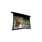 EluneVision 106" Reference Studio 4K Tab Tensioned Motorized Projector Screen, 16:9-Dimensions: 106" diagonal (92" x 52") viewable with 24" of adjustable black drop and luxurious 100" long housing length