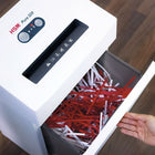 HSM Pure 320 18-Sheet Strip-Cut Home/Small Office Shredder-Dimensions (H x W x D): 21.9" x 14.4" x 10"