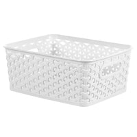 Curver My Style Small Basket - White-Capacity: 4L
