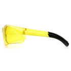 Pyramex – Lunettes de protection Mini Ztek, ambre, 24/paquet-Verre en polycarbonate résistant aux égratignures et branches aux extrémités noires
