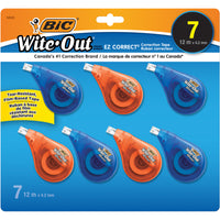 BIC Wite-Out EZ Correct Correction Tape - 7 Pack-Instant corrections