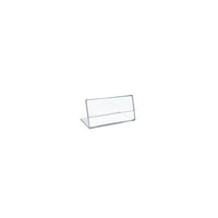 Azar Displays Horizontal L-Shape Sign Holder, 5.5"W x 3.5"H, 10 Pack (112759)-Sign holder
