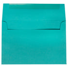 JAM Paper A8 Invitation Envelopes, 5.5 x 8.125, Brite Hue Sea Blue Recycled, 100 Pack (70231g)-Size: A8 (5 1/2" x 8 1/8")