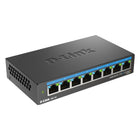 D-Link 8-Port Multi-Gigabit Unmanaged Switch-Provides up to 40Gbps switching capacity