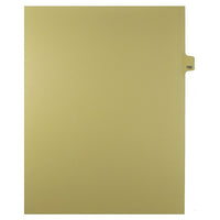 Mark Maker Legal Exhibit Index Tab Buff Single Tabs, 1/25th Cut, Letter Size, No Holes, Number 182, 25 Pack-Buff Single Tabs, 1/25th Cut
