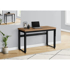 Monarch Specialties 7677 48" Computer Desk - Reclaimed Wood/Adj.Height/ Black-Product dimensions: 47.25 inches L x 23.75 inches D x 29.5 inches H - height adjustable from 29.5 inches to 48 inches