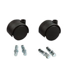 Get It Movin' Replacement Carpet Casters - 2 Pack-2" diameter carpet casters, 7/16" dia. x 7/8" long stems and 3/8" dia. x 7/8" long stems