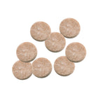 Scratch Guard 1-1/2" Felt Pads - Beige - 8 Pack-1-1/2" diameter