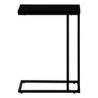 Monarch Specialties 3467 Accent Table - 25"H/Black/Black Metal-Product dimensions: 10.25 Inch W x 18.5 Inch D x 25.25 Inch H