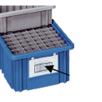 Quantum Storage Systems Label Holder - 12 Pack-Snap-on or Velcro Cardholders