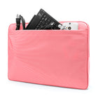 Vangoddy Jam 15.6" Laptop Sleeve - Pink-Dual zipper design