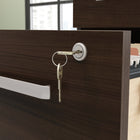 Sauder Affirm 3-Drawer Mobile Pedestal - Noble Elm-Interlocking safety mechanism prevents all drawers opening together