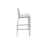 Plata Import Venice Stool, 30"H, White, 2 Pack-Faux Leather