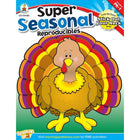 eBook: Carson Dellosa 104782-EB Super Seasonal Reproducibles - Grade Pre-K - 1-You will receive two emails: one confirming your entire order, and one with a "Download Software" buttonYou can download immediately or return to your email to download later