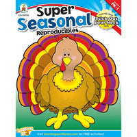eBook: Carson Dellosa 104782-EB Super Seasonal Reproducibles - Grade Pre-K - 1-You will receive two emails: one confirming your entire order, and one with a "Download Software" buttonYou can download immediately or return to your email to download later