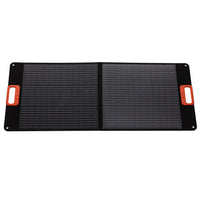 Technaxx TX-206 100W Foldable Solar Panel - Black-Ideal for outdoor activities and unexpected power outages