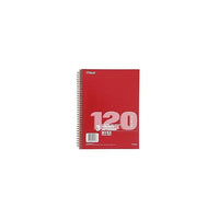 Mead Spiral 3 Subject Wide Ruled Notebook, 10 1/2"(h) X 7 1/2"(w)-Paper Colour: White