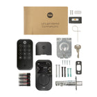 Yale 420 Assure Lock 2 Touch with Wi-Fi - Keyed - Black Suede-Integration with Google Home (Hey Google), Amazon Alexa, Philips Hue, Samsung SmartThings or Airbnb