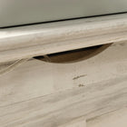 Sauder 59"W Barrister Lane Executive Desk - White Plank-9